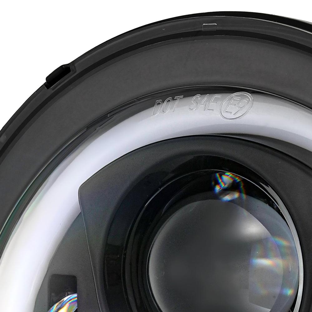 Upgraded RGB 9 Inch Headlights + 4 Inch Fog Lights Combo for Jeep Wrangler JL with APP Control