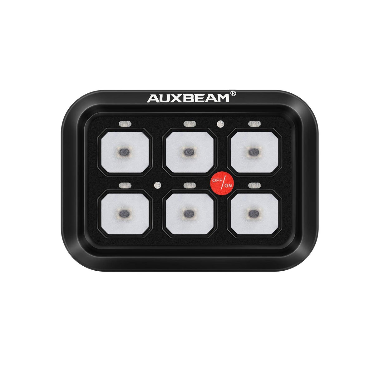 BC60 6 Gang LED Switch Panel, Off Road Light Controller (Blue)