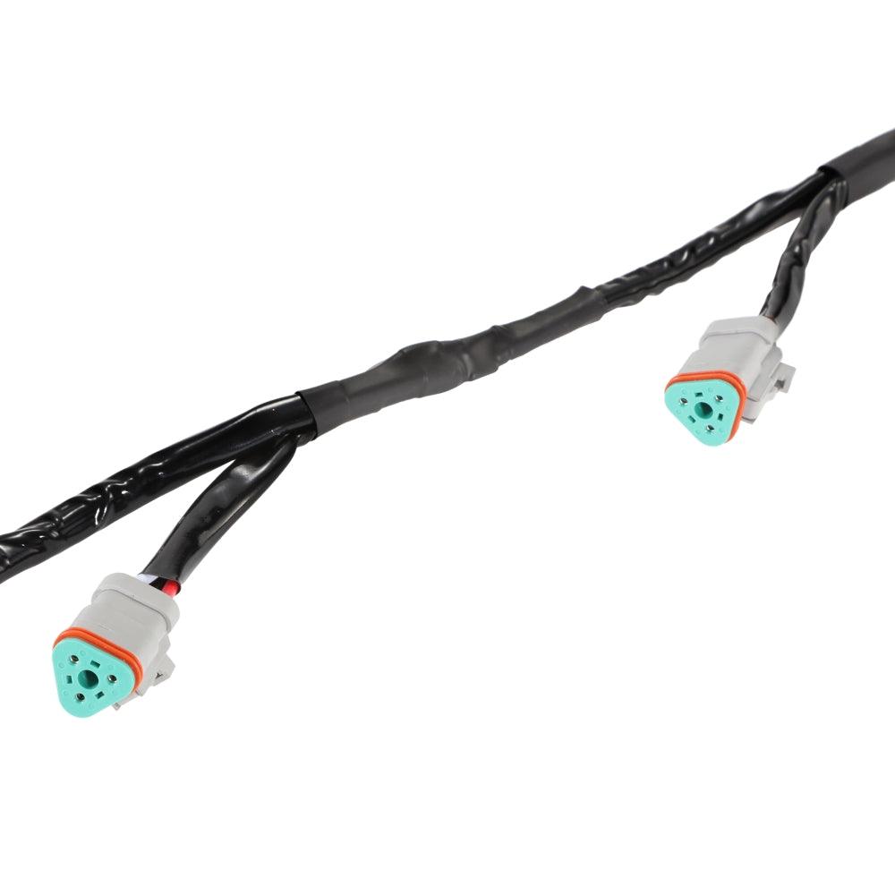 8-LED Pod Light Power Wiring Harness Kit with 3 PIN DT Plug