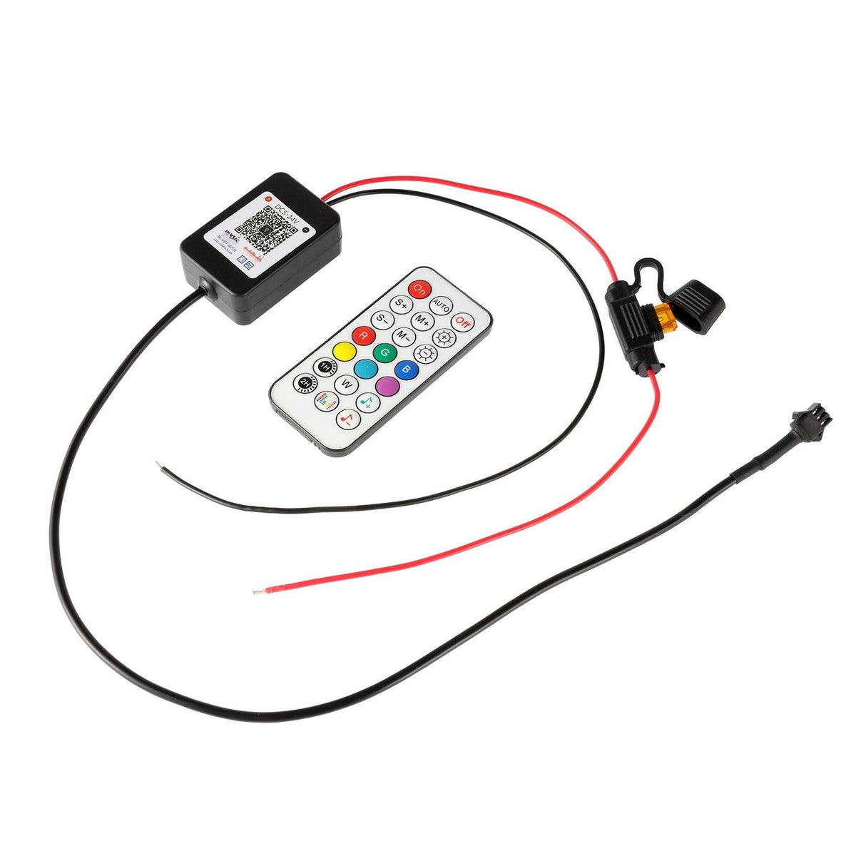 Magic Dream Color RGB Underglow Lights LED Strip Lights Kit with Bluetooth APP & Wireless Remote Control with Brake Light Function for ATV UTV