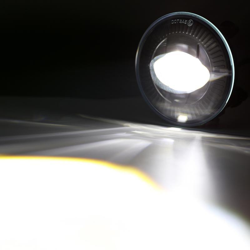 (2pcs/set) 24W Round Black LED Fog Lights 5202 for GMC Acadia 2007 2008 2009 2010 2011 2012