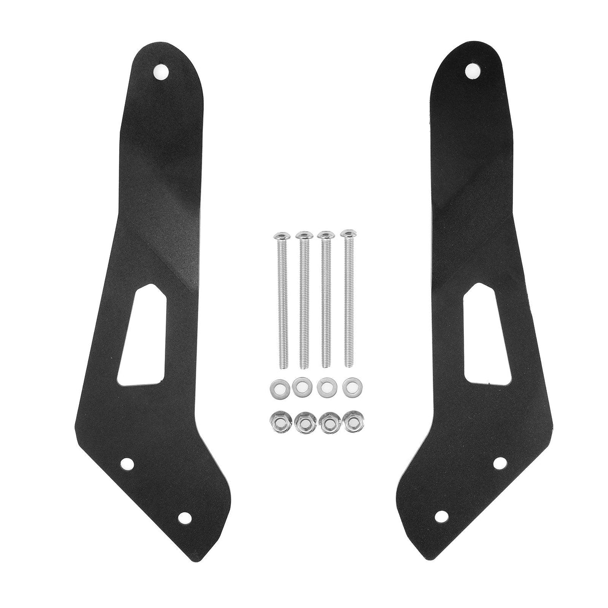 50 Inch 6 Modes Curved LED Light Bars & LED Light Bar Mounting Bracket Combo for Can-am Maverick X3