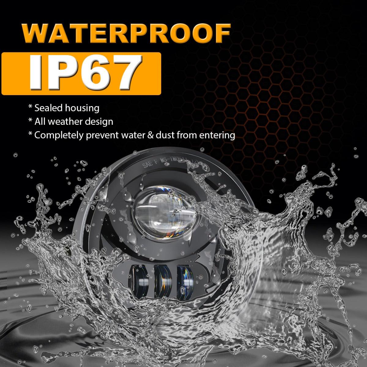 (2pcs/set) 27W Black LED Fog Light Assembly for Toyota Tacoma 2005-2011/ Toyota Solara 2004-2006/ Toyota Sequoia 2008-2015/ Toyota Tundra 2007-2013