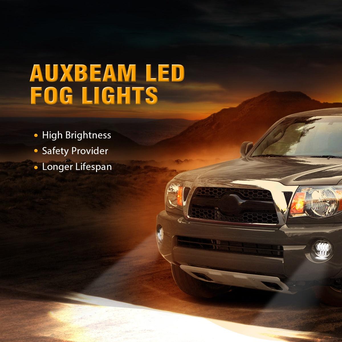 (2pcs/set) 27W Black LED Fog Light Assembly for Toyota Tacoma 2005-2011/ Toyota Solara 2004-2006/ Toyota Sequoia 2008-2015/ Toyota Tundra 2007-2013