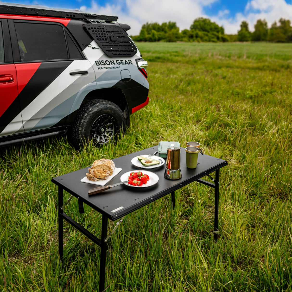 OX PRO Under Roof Rack Camping Table Kit