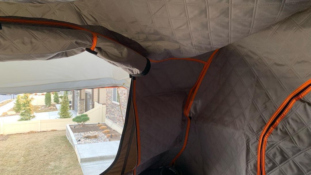 Insulated RTT Liner, Quilted, Zip-in, Gray Tuff Stuff Overland