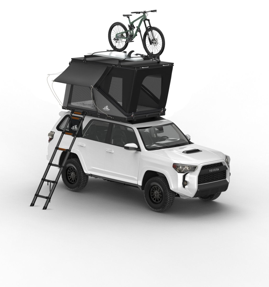 Alpine 51 Hardshell Rooftop Tent, Aluminum, 2 Person, Black Tuff Stuff Overland