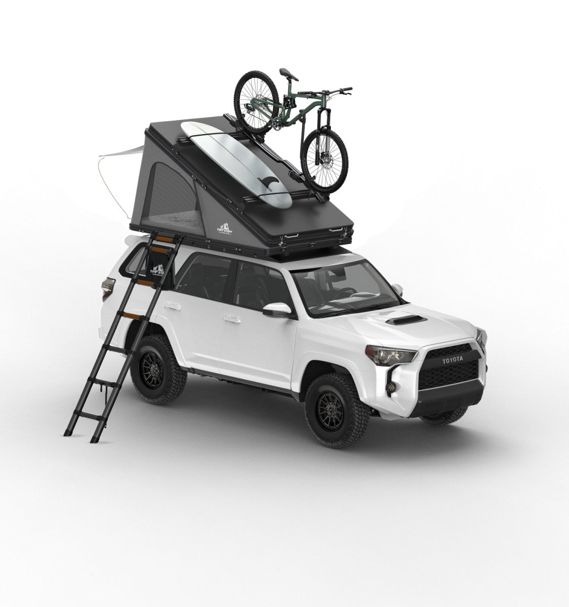 Alpine 51 Hardshell Rooftop Tent, Aluminum, 2 Person, Black Tuff Stuff Overland