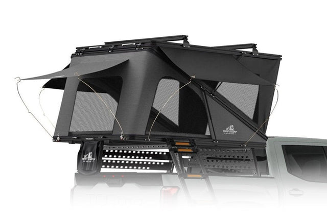 Alpine 61 Hardshell Rooftop Tent, Aluminum, 2-3 Person, Black Tuff Stuff Overland