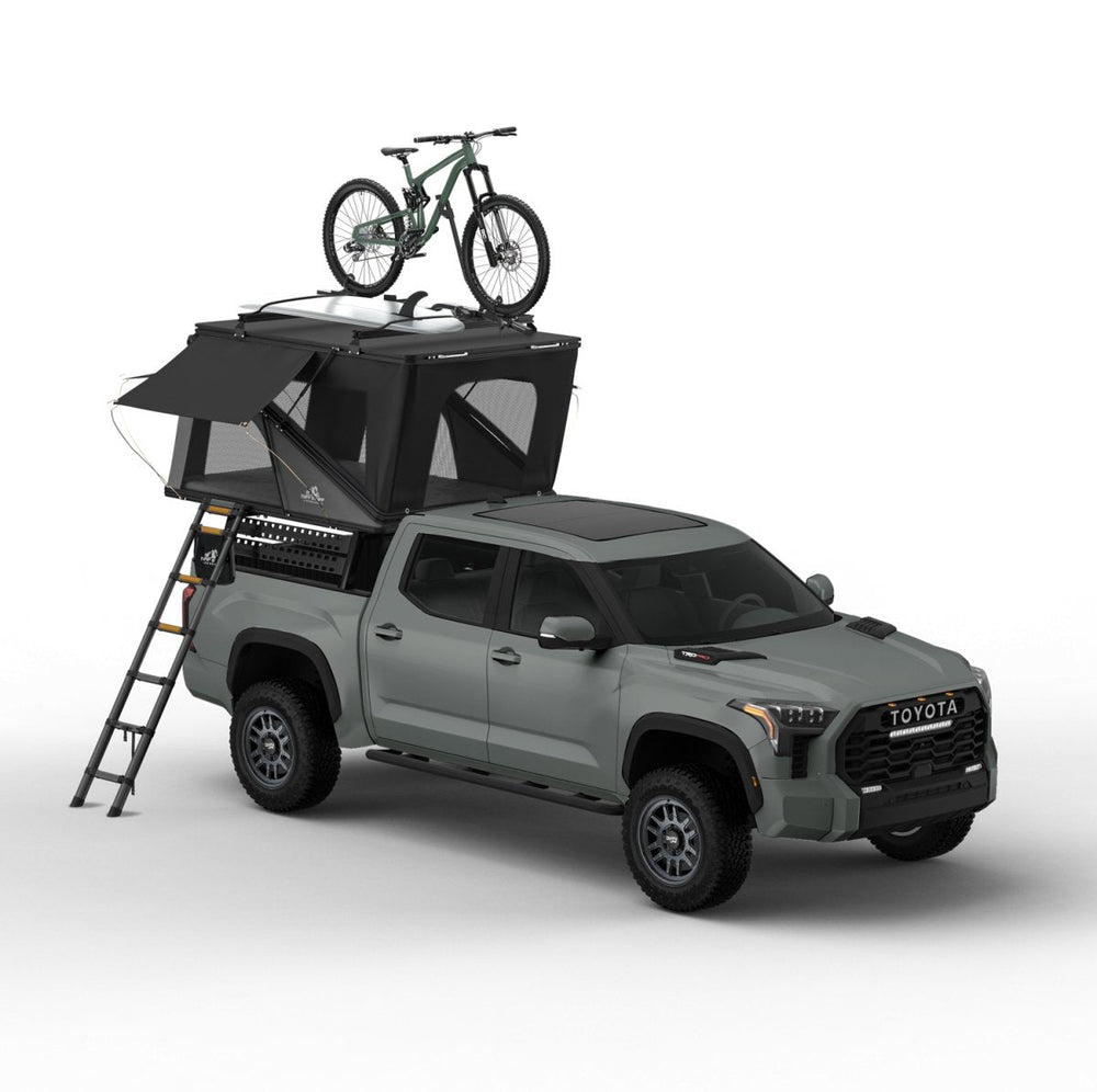Alpine 61 Hardshell Rooftop Tent, Aluminum, 2-3 Person, Black Tuff Stuff Overland
