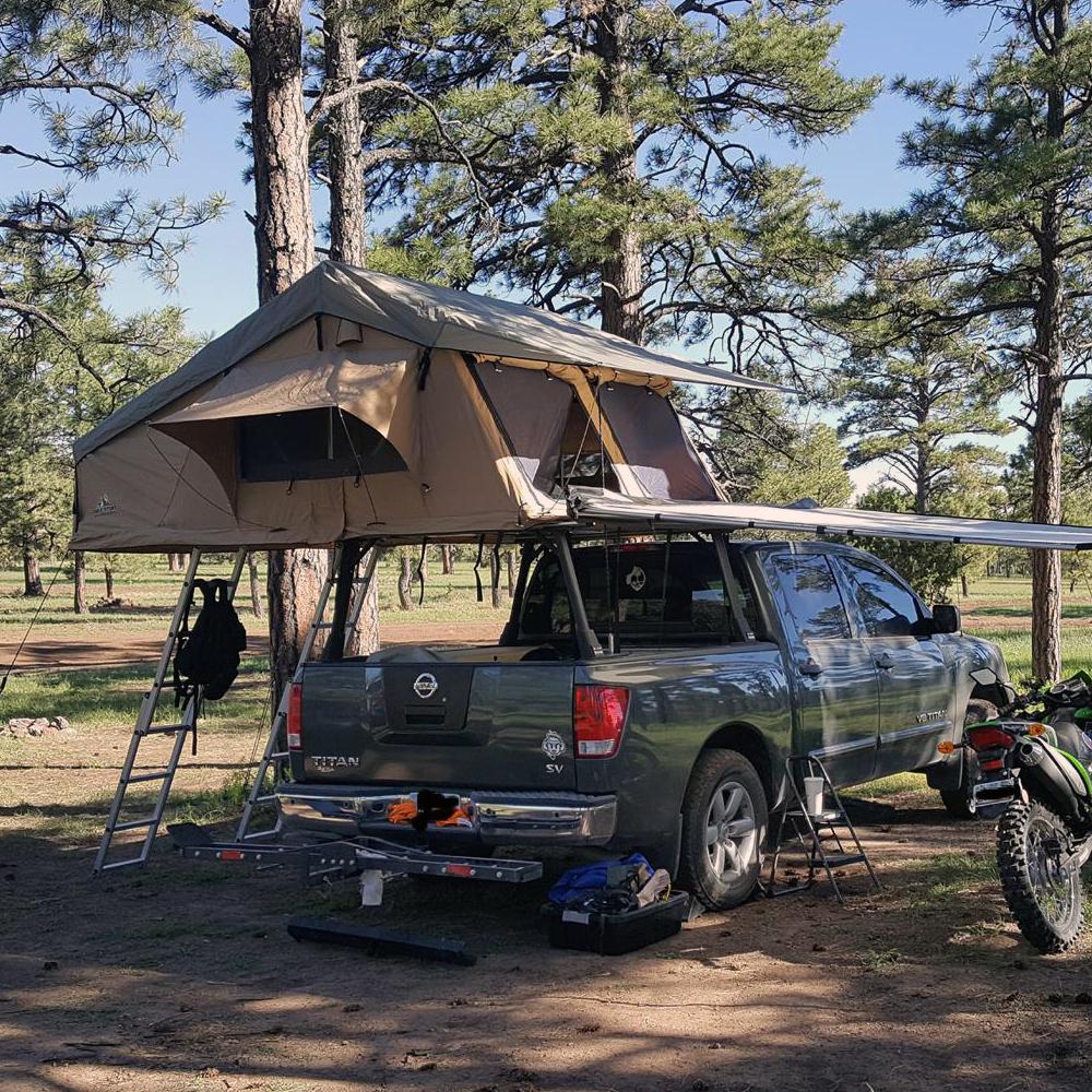 Elite Rooftop Tent Includes Annex Room, 4-5 Person, Tan Tuff Stuff Overland