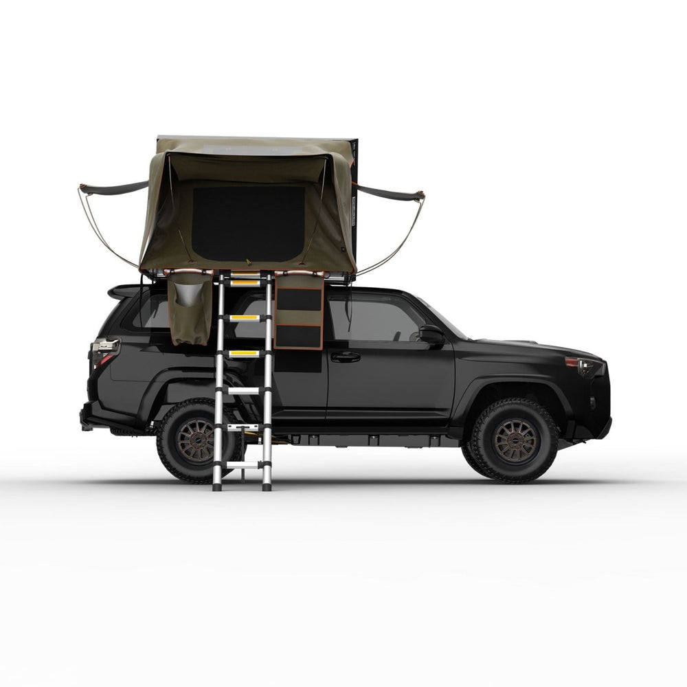 Tuff Stuff STEALTH Hardshell Rooftop Tent, Aluminum, 3-4 Person Tuff Stuff Overland