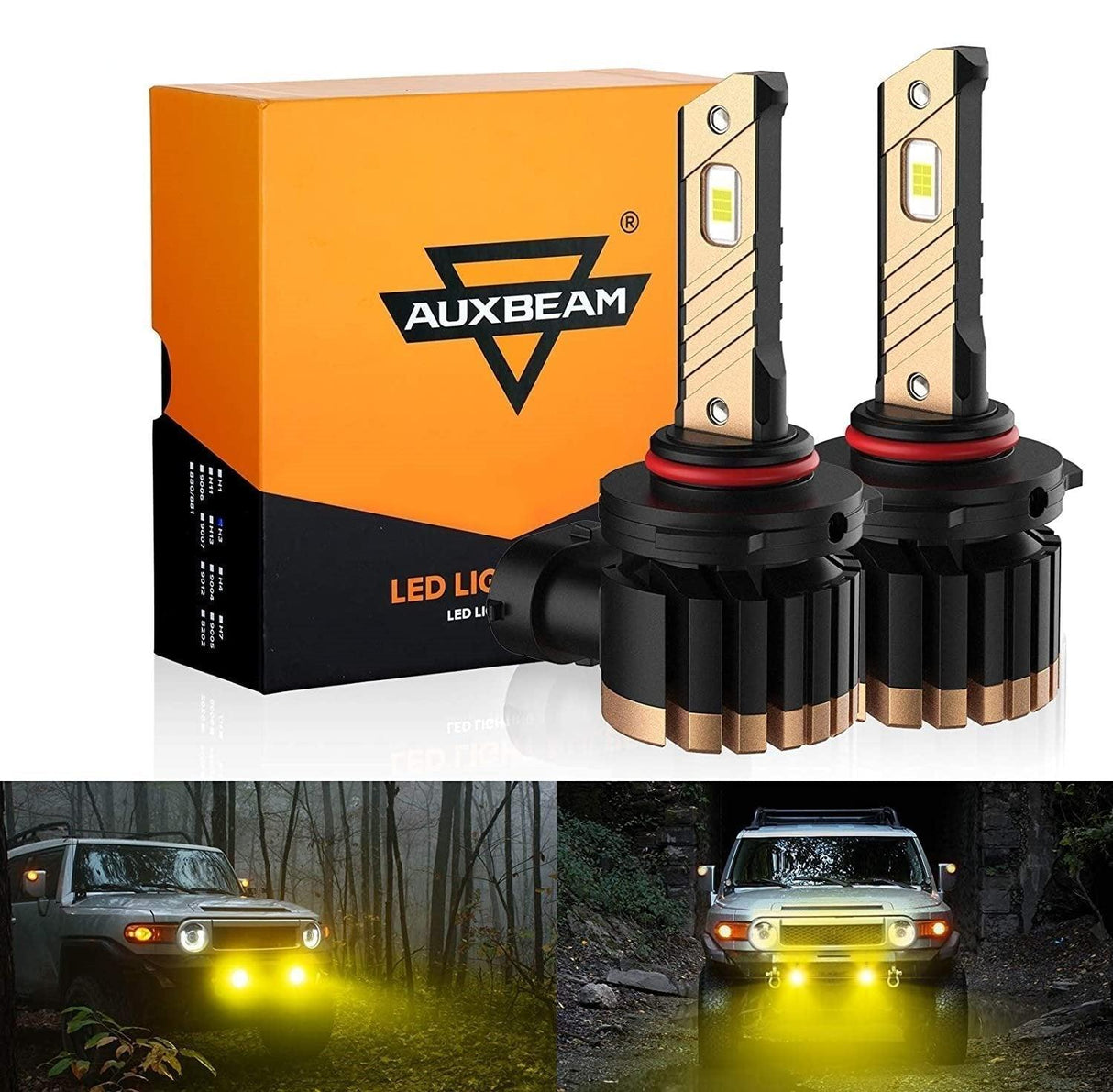 For 2007-2019 Chevrolet Silverado 3500 HD F-16 Plus Series Built-in Canbus Automotive Grade 14000LM LED Light Bulbs High Low Beam Bundle