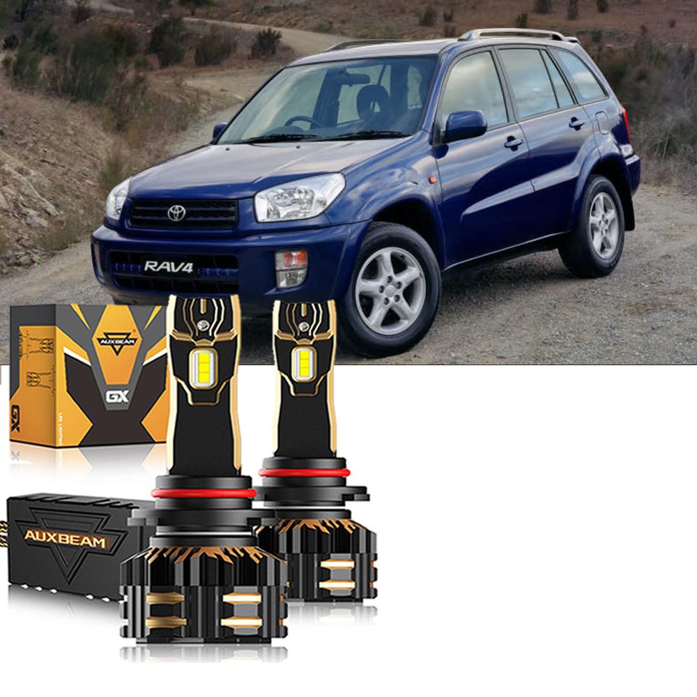 For 2000 Toyota RAV4 9005 9006 LED Headlight Bulbs Bundle