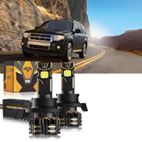 For 2008-2012 Ford Escape H13 LED Headlight Bulbs