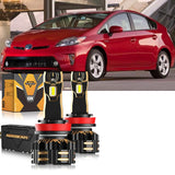 For 2010-2015 Toyota Prius 9005 H11 LED Headlight Bulbs Bundle