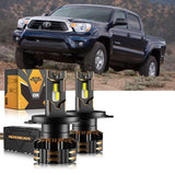 For 2012-2015 Toyota Tacoma H4 LED Headlight Bulbs Bundle