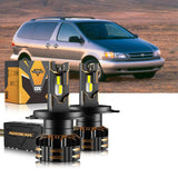 For 2000 Toyota Sienna H4 LED Headlight Bulbs