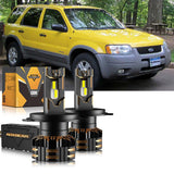 For 2001-2004 Ford Escape H4 LED Headlight Bulbs
