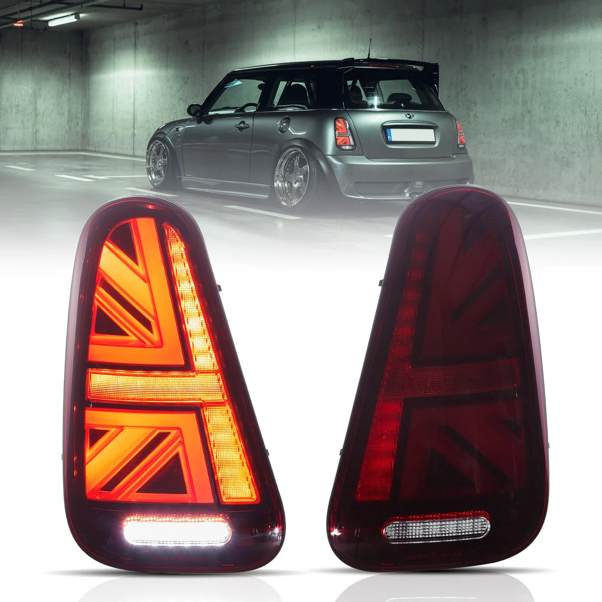 LED Tail Lights Assembly For 2001-2006 BMW Mini R50 R52 R53
