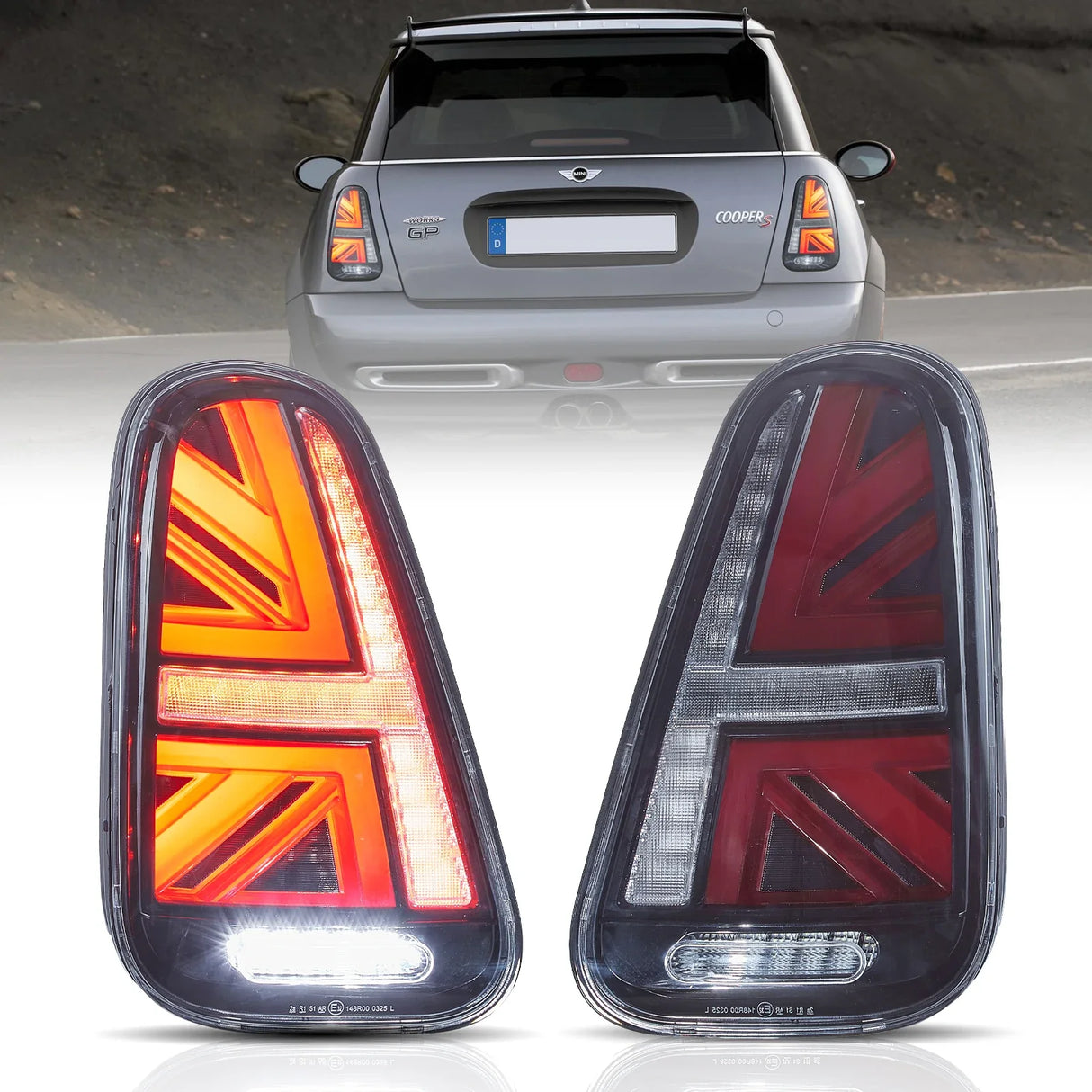 LED Tail Lights Assembly For 2001-2006 BMW Mini R50 R52 R53