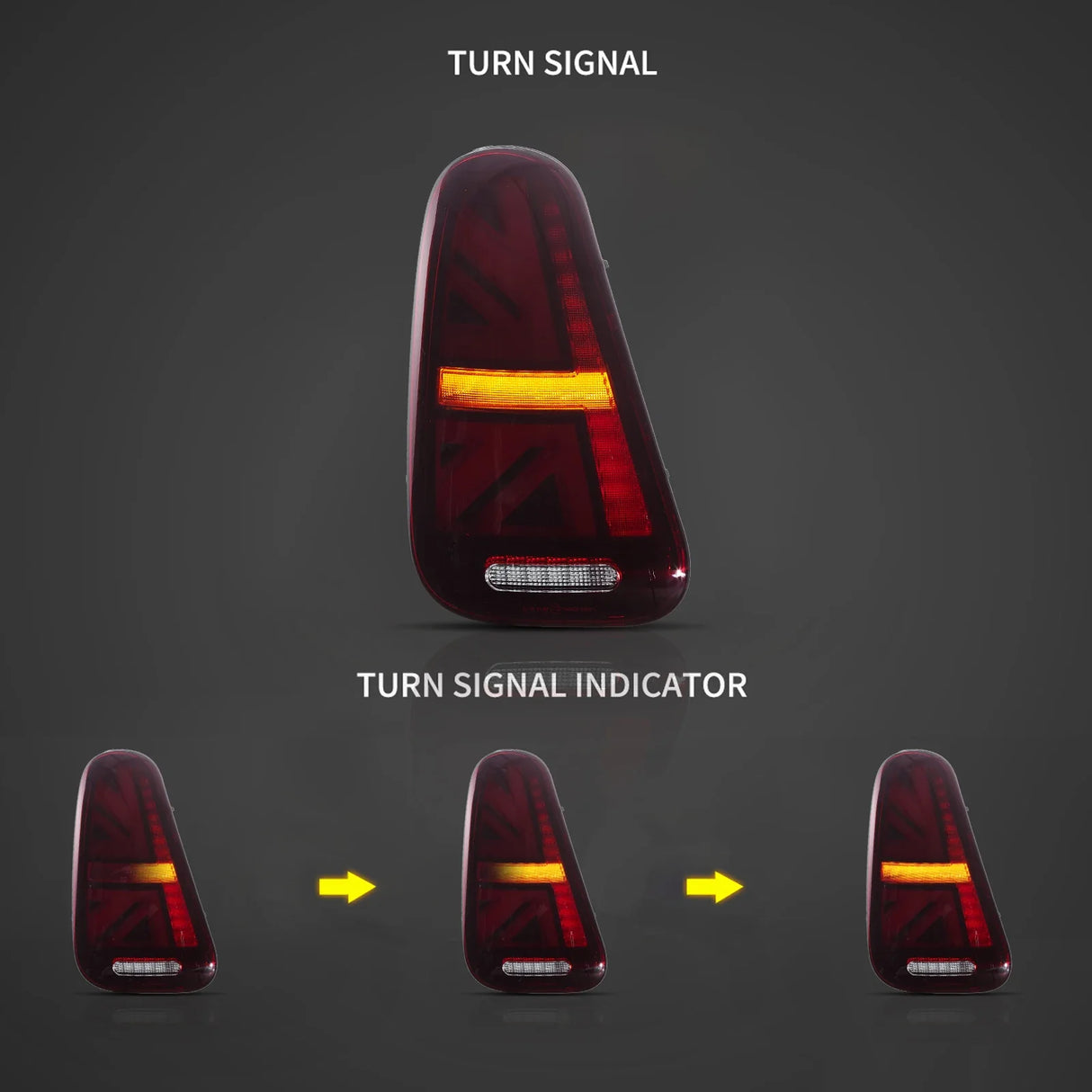 LED Tail Lights Assembly For 2001-2006 BMW Mini R50 R52 R53