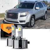 For 2013-2019 GMC Acadia HID D3S LED Headlight Bulbs