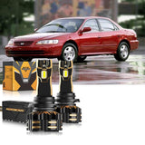 For 2000-2002 Honda Accord 9005 9006 LED Headlight Bulbs Bundle