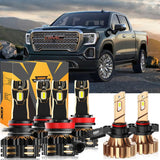 For 2007 GMC Sierra 1500 9005 H11 LED Headlight Bulbs Bundle