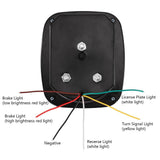 (2pcs/set) Universal Tail Lights 39LEDs Smoked Black for Wrangler YJ TJ CJ Truck Trailer Van Boat