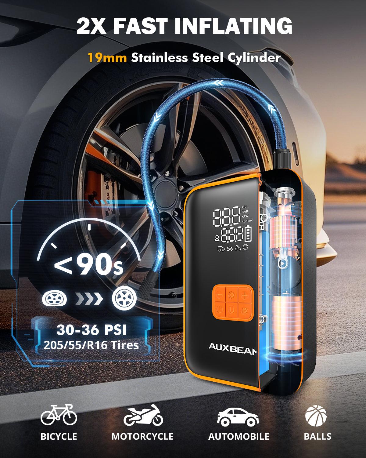 🆕AJ3500 Series 3500A Jump Starter with Air Compressor 120PSI Tire Inflator For 8L Gas/ 6L Diesel Engine
