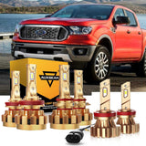 For 2019 2020 FORD RANGER F-16 Plus Series Built-in Canbus Automotive Grade 28000LM LED Light Bulbs High Low Beam Bundle