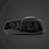 LED Tail Light Assembly With Amber Sequential Turn Signal For 2008-2014 VW Golf 6th Gen Mk6 Hetchback