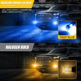 9006 HB4 LED Fog Light/DRL Bulbs 20W 4000LM Deep Blue Crown Series | 2 Bulbs
