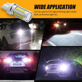 T20 7443 7440 LED  Backup Reverse/Turn Signal/Brake Tail Light 20W 4000LM 6500K White 33LED Series | 2 Bulbs