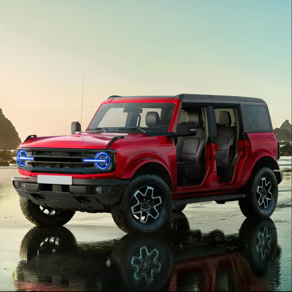 LED Headlight Assembly For 2020-2024 Ford Bronco