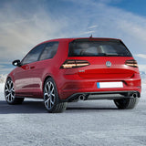 LED Tail Light Assembly With Sequential Turn Signal For 2013-2021 Volkswagen Golf MK7 MK7.5 Hatchback
