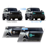 LED Headlight Assembly For 2020-2024 Ford Bronco