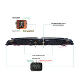 LED Tail Lights Assembly With Sequential Turn Signal For 2008-2014 Dodge Challenger 3th Gen(LC) Pre-Facelift