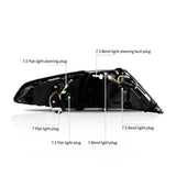 LED Tail Light Assembly With Sequential Turn Signal For 2013-2021 Volkswagen Golf MK7 MK7.5 Hatchback