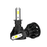 T5 Series Fan Cooling 50W 5000LM LED Light Bulbs High Low Beam Conversion Kit
