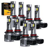 9012/HIR2 LED Headlight Bulbs 90W 22000LM Q20 Series 1:1 Halogen Size 6500K Cool White | 2 Bulbs