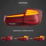 LED Tail Lights Assembly LCl-Style For 2012-2019 BMW 3 Series