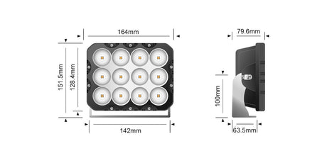 STEDI 120W LED Flood Light Rove Overland