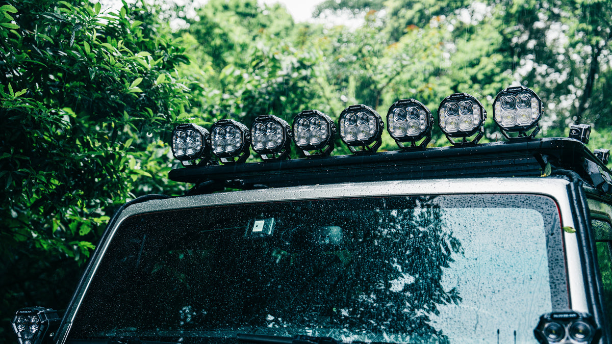 Auxbeam MASTER-T Series 5" Combo Beam Off-Road Lights Amber Backlight