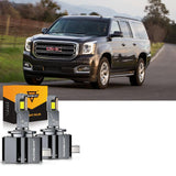 For 2017-2018 GMC Yukon XL HID 9005 D3S LED Headlight Bulbs Bundle