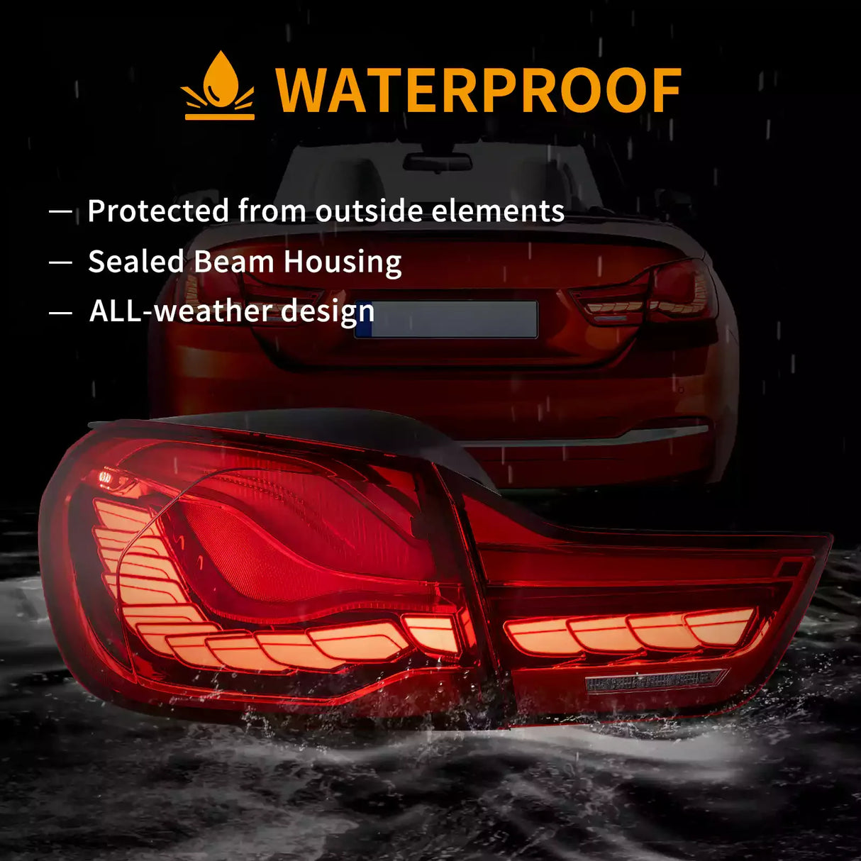 OLED Tail Lights Assembly For 2014-2020 BMW 4 Series/M4
