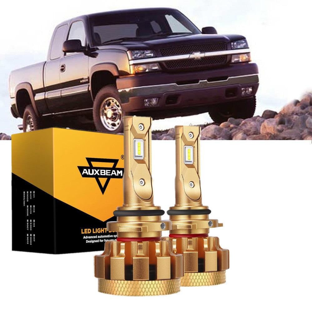 For 2007 Chevrolet Silverado 1500 HD Classic F-16 Plus Series Built-in Canbus Automotive Grade 14000LM LED Light Bulbs High Low Beam Bundle