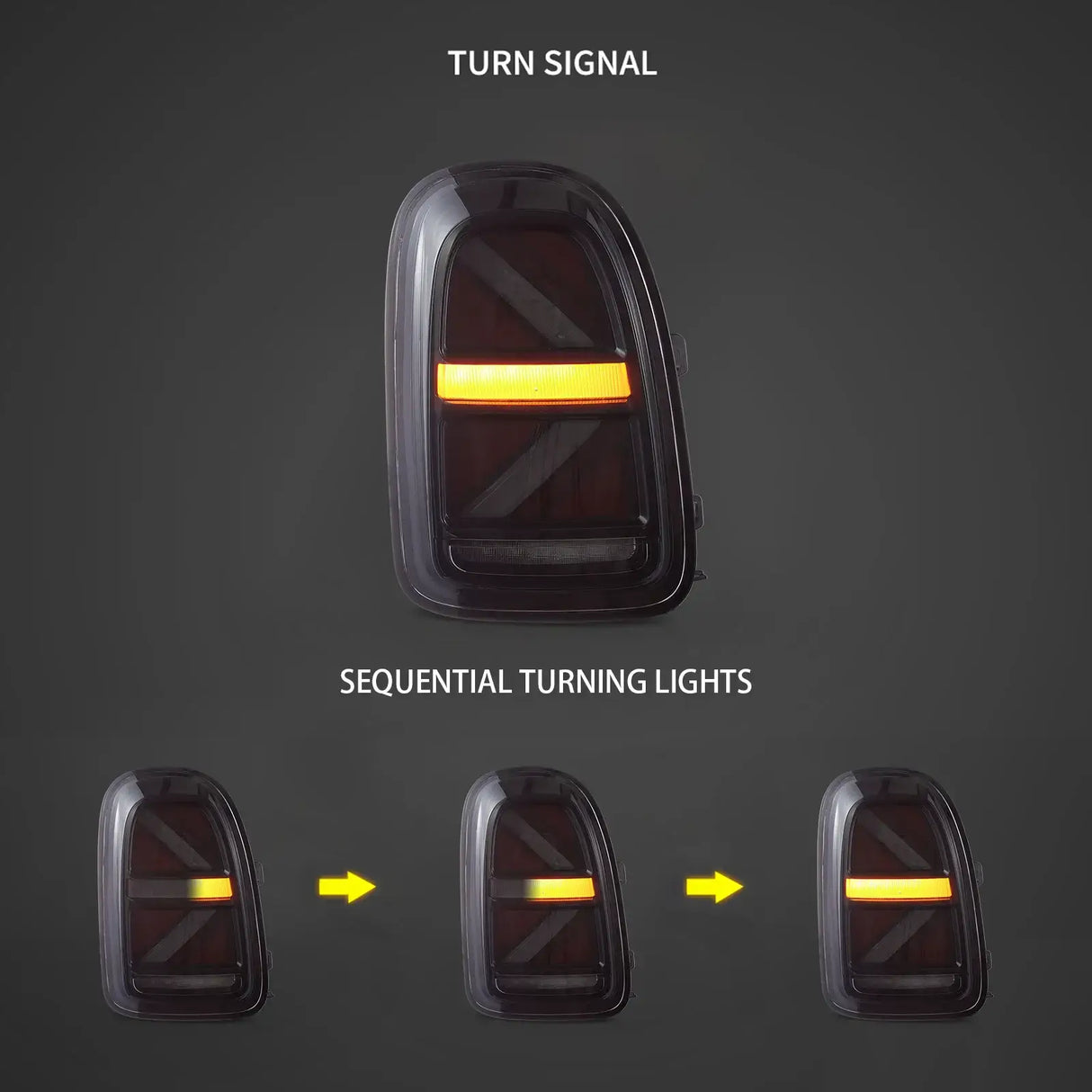 LED Tail Lights Assembly With W/Sequential Turn Signal For 2017-2023 BMW Mini Countryman F60