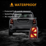 LED Tail Lights Assembly With W/Sequential Turn Signal For 2017-2023 BMW Mini Countryman F60